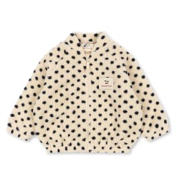 Boys and Girls Autumn/Winter Lambswool Polka Cherry Coat Dog Jacket KS AW Women's Love Fury Warm Coat Children's Coat