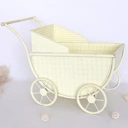 Vintage Stain Foldable Iron Bed Newborn Photography Props Baby Mini Rustic Bed Photo Shoot