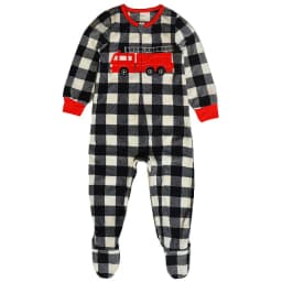 Autumn and Winter Children's Smooth Fleece Hanie Men and Girls Pajamas Baby Ridiculous Clothes to Increase the Code Package Feet
