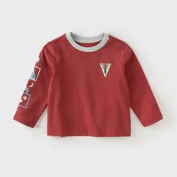 Dave Bella Boys Long Sleeve T-Shirt Kids Cartoon Printed Autumn Spring T-shirt Tops Baby Cotton Casual Outdoor Clothes DB3252796