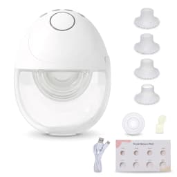 Electric Breast Pump Hands-Free, Wearable Portable Breast Pumps 3 Modes 8 Levels, Comfortable, More Private, Silicone Breast Pumping Molds (Different Sizes) Included