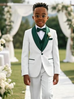 Multi-colors Boys Stylish Suit Set 3 Pieces For Birthday Party Elegant Handsome Shawl Lapel Tuxedo Wedding Guest Clothes 2-20T