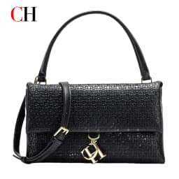 CH Handbag For Women Luxury Designer Shoulder Bag Fashion Embossed Leather Top Handle Bag Elegant Clutch Bag For Daily Use