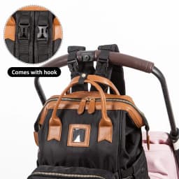 Mummy Bag Baby Nappy Bag Maternal Backpack Waterproof Stroller Organizer Large Capacity With Removable Bottle Wet Bag For Cart