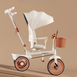 2026 New Push Tricycle Three-wheel Baby Stroller Lightweight Children's Bicycle Multifunctional Stroller