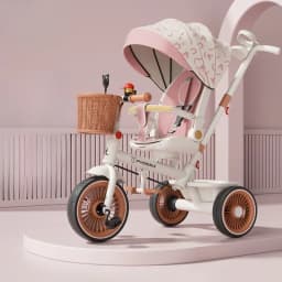 2026 New Push Tricycle Three-wheel Baby Stroller Lightweight Children's Bicycle Multifunctional Stroller