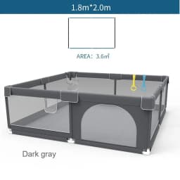 200CM Large Baby Playpen for Children Solid Color Toy Plaza Kids Playground Park Toddler Safety Crawling Fence With 2 Gift