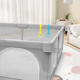 200CM Large Baby Playpen for Children Solid Color Toy Plaza Kids Playground Park Toddler Safety Crawling Fence With 2 Gift
