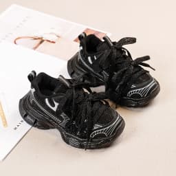 2024 Autumn New Children Sneakers for Girls Fashion Korean Style Soft Comfortable Casual Anti-slippery Sweet Bowtie Sports Shoes