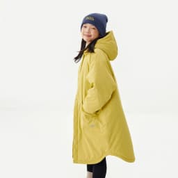 Korean 2026 Winter Junior Girls Mid-length Coat Hooded 4-14Y Kids Girls Padded Trench Coat Solid Thick Teens Girls Ski Jackets