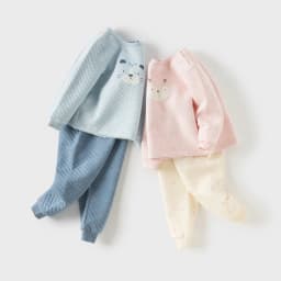 Dave Bella Children's Home Wear Set Winter Girls' Boys' Autumn Clothes Long Pants with Cotton Clip Two Piece Set DB4253856