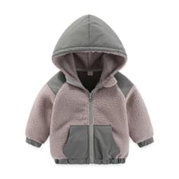 2025 New Autumn Winter Boys Jacket Warm Fleece Baby Coat Fashion Zipper Hooded Children Outerwear 1 2 3 4 5 6 7 Yrs Kids Clothes