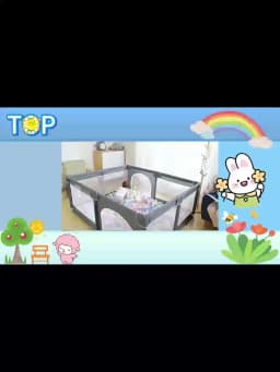 Baby Playpen Large Kids Safety Fence Indoor Toddler Activity Center Breathable Mesh Baby Crawling Play Yard