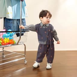 2026 Spring And Autumn New Baby Boy's Clothing Set Korean Edition Handsome Children's Suit Bow Vest Shirt Pants 3PCS 1-5Years