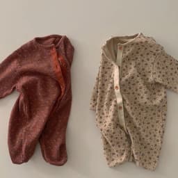 2026 Autumn Baby Clothes Waffle Infant Girls Rompers Floral Toddler Clothes