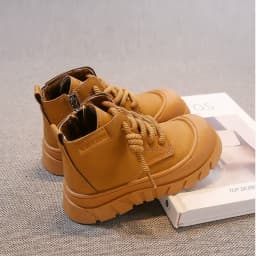 Handsome Western Cowboys Riding Boots for Children Platform Shoes British Style Boys Girls Outdoor Fashionable Short Boot
