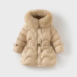 Dave Bella Girls Thicken Down Parka Jacket Children Winter Warm Hooded Down Coats Waterproof Outdoor Outwear Clothes DK4242934