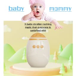 Portable Baby Stroller Rocker Accessories Automatic Infant Swing Sleep Soother with White Noise Baby Shaker Sleep Aid Device