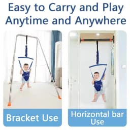 New Safety Jumper Adjustable Strap Lifting Belt Jumping Chair Early Education Doorway Jumper Toddler Unisex