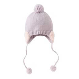 Dave Bella Girls Hat Winter Autumn Baby Kids Cute Ear Protection Soft Thickened Cap Newborn Bonnet Children Casual Hat DB4254068