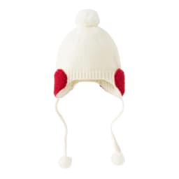 Dave Bella Girls Hat Winter Autumn Baby Kids Cute Ear Protection Soft Thickened Cap Newborn Bonnet Children Casual Hat DB4254068