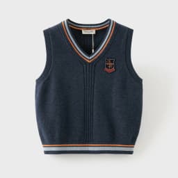 Dave Bella Autumn Spring Sleeveless Sweater Vest for Boys Kids Knitted Sweater Outerwear Children Vest Clothes DK3263442