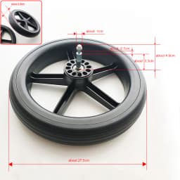 Stroller Wheel For Cybex Balios S Lux Front Or Rear One Direct Replace Back One With Frame Axle Tire DIY Baby Buggy Accessories