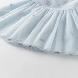 Dave Bella Girls Baby Princess Dress Summer Sweet Shell Embroidery Kids Mesh Elegant Dress Party Outdoor Seaside DB2251295