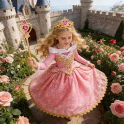 Girls Sleeping Aurora Beauty Princess Halloween Cosplay Dress Off Shoulder Kids Gift Carnival Party Fancy Ball Gown Clothing