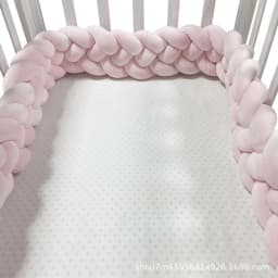 Four Share Bed Circumference for Infant Pillow Cushion Cradle Braid Crib Protector Baby Cot Guess Braid for Baby Bed 2M 2.5M 3M