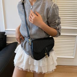Luxury High End Leather Diaper Bag with Multiple Pockets and Adjustable Strap for Modern Moms Daily Outdoor and Travel Use