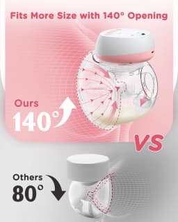 2 Pcs Electric Wearable Breast Pump 1200mAh USB Chargable Silent Milk Extractor Painless Automatic Milker Comfort Breastfeeding