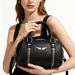 Luxury design zipper shoulder bag, elegant and fashionable party women's handbag, classic style chain strap crossbody bag