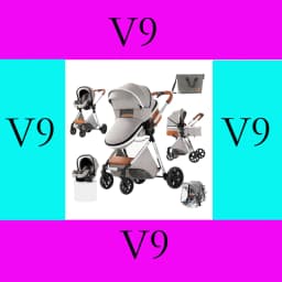 3 in 1 Stroller Baby Stroller Baby Car High Landscape Lightweight Portable Foldable Travel Pram Newborn Carriage Multi Functional with Baby Car Seat Memory Cotton Mattress Storage Bag Fashion Street Shop Cart Popular Tide Parents Thoughtful Good Choice