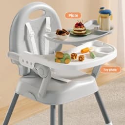 Baby High Chair Baby Dinning Table Chair Multi Functional Infant High Chair Wide Seat Safety Baby Chair