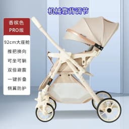 Babyfond Baby Stroller Can Sit and Lie Down Two-way High Landscape Folding Newborn Baby 0-3 Years Old Baby Stroller