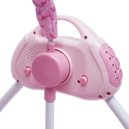 Electric Baby Crib 0-18 Months Baby Bed Automatic Cradle Swing Pink