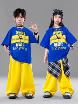 Children's Performance Outfit Primary School Sports Opening Ceremony Street Dance Set Kindergarten Uniforms Children's Day