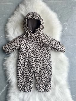 Kids One Piece Cotton Clothes 26 Winter New Printed Cute Thickened and Fleece Warm Outdoor Windproof Boys and Girls Hooded Coats