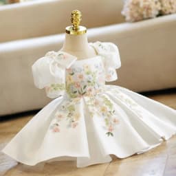 2026 Kids Formal Princess Gown Flower Girl Wedding Tutu Dress Children Girls Piano Performance Fashion Elegant Pageant Costume