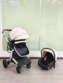 Baby Stroller Baby Car 3 in 1 Stroller Lightweight Portable Travel Trolley