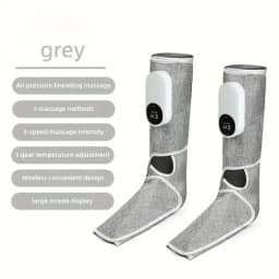 LINGTENG Electric Leg and Foot Massager, Portable Rechargeable Calf Massager, Massages Both Calves and Feet at the Same Time, Includes Foot and Leg Heating, Cordless Leg Massager, Christmas, Mother's Day, and Father's Day Gift