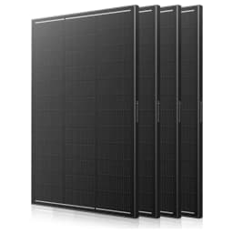 ECOBOSS 400W/200W/100W Solar Panel N-Type 16BB 25.8% Efficiency Rigid Solar Panels Monocrystalline Modules for 12V Off-Grid Systems Trailers Campers Boats Farms Cabins and Rooftops