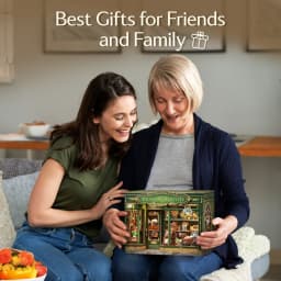 Original CUTEBEE 265pcs Blossom Florists Book Nook Kit DIY Miniature Flower House Dollhouse for Adults Booknook Tiny House Bookshelf Decor 3D Wooden Puzzle, DIY Craft Gifts for Family, Friends book nook kits for adults cute bee book nook kit