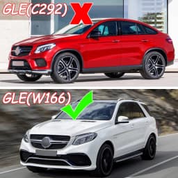For 2016-2019 Mercedes W166 GLE63 AMG GT R Front Bumper Grille Chrome+Black