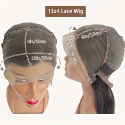 TIMOPOL 180% Density Straight Short Bob Human Hair Wig, Women’s 13x4 HD Transparent Lace Frontal, Trendy P4/27 Highlight Shade, Pre‑Plucked Hairline
