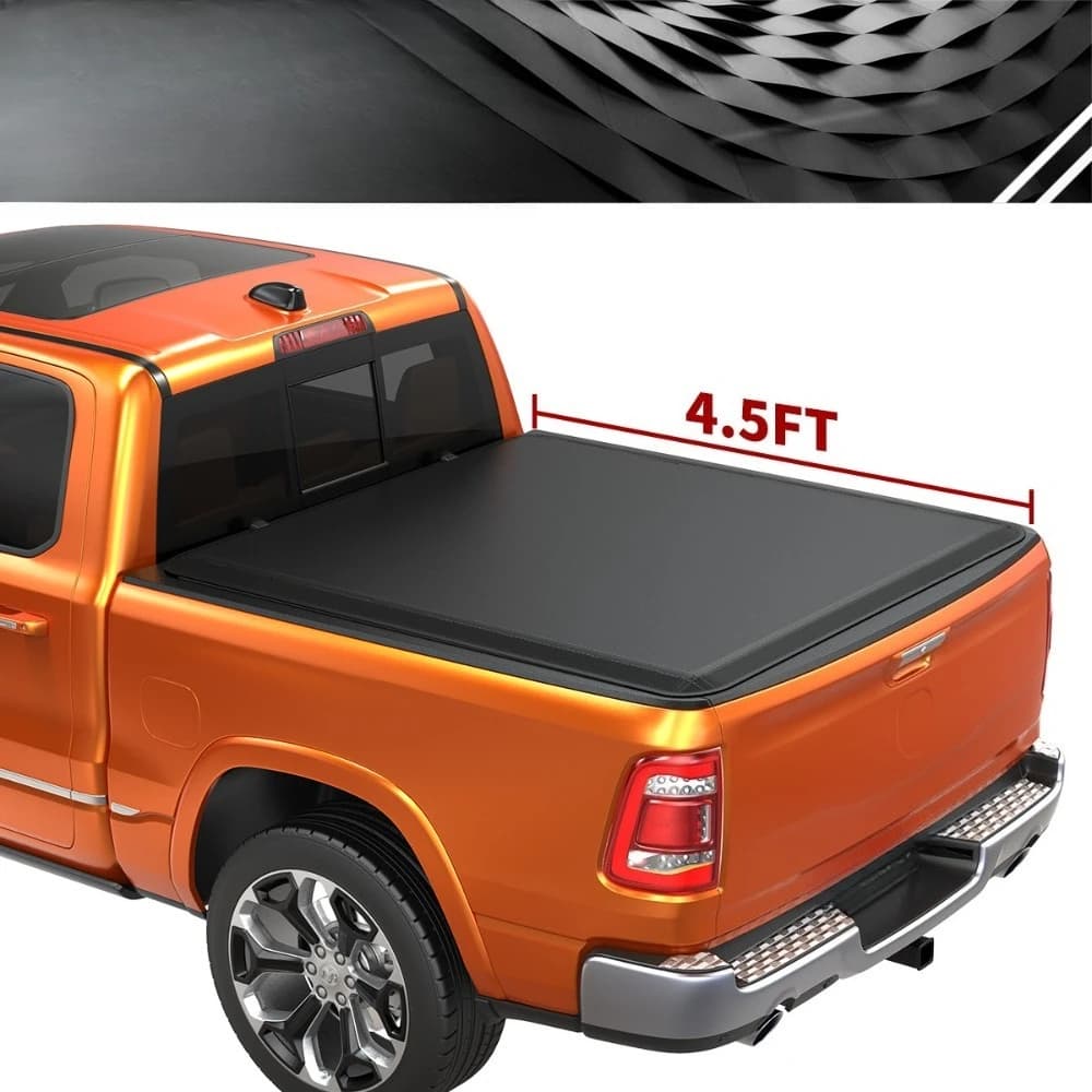 4.5ft Bed Roll up Tonneau Cover For 2022-2025 2026 Ford Maverick Truck Bed Cover