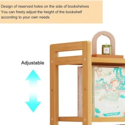 LOVEWE 4-Tier Bamboo Storage Shelf, Multifunctional Organizer Rack For Kitchen, Bathroom & Living Room, Durable Space-Saving Unit/sh260311163638432022411