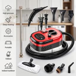 2500W Steam Cleaner, Steamer For Cleaning With Accessories, 1000ml Capacity Portable Multi-Purpose Steamer With For Home Sofa, Car, Floor, Window sv260722105953559260373