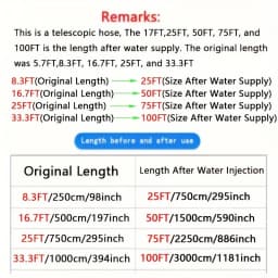 Thickening Garden Water Hose 3/4 US Thread Expandable Magic Flexible Garden Hoses High Pressure Car Washing Hose Pipe
